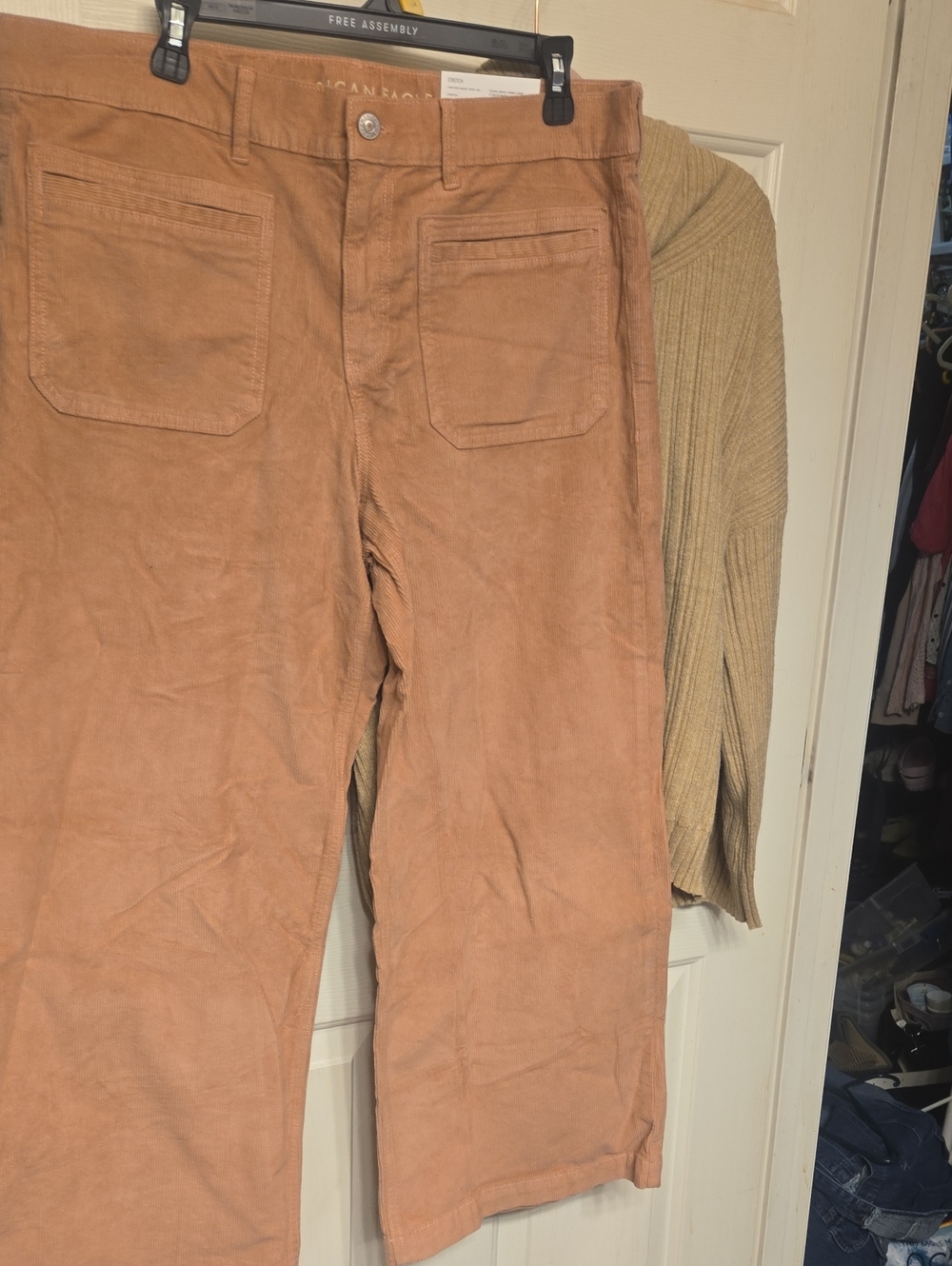 American Eagle Outfitters Rust Tan Corduroy Pants